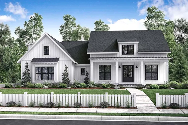 Full Rendering for House Plan #307702