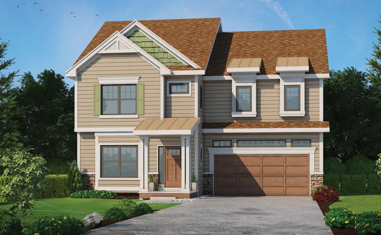 Full Rendering for House Plan #158952