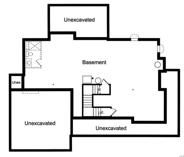 Basement Plan for House Plan #536442