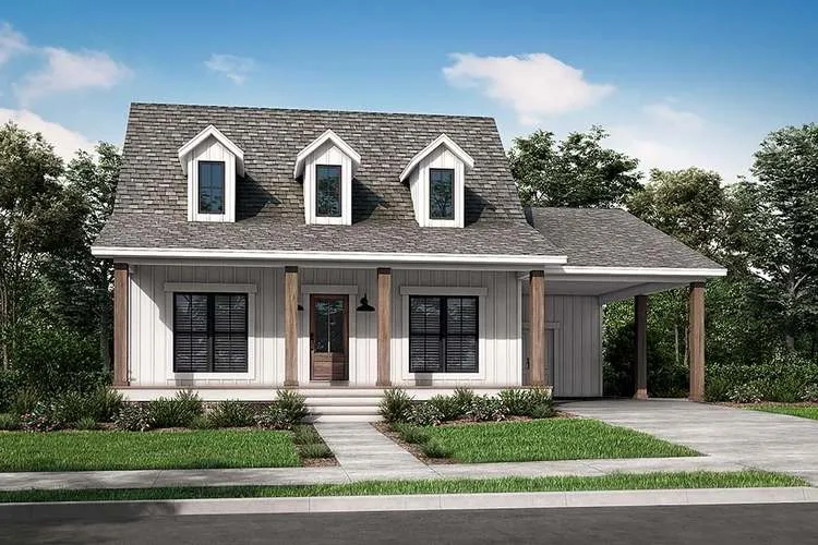 Full Rendering for House Plan #300090