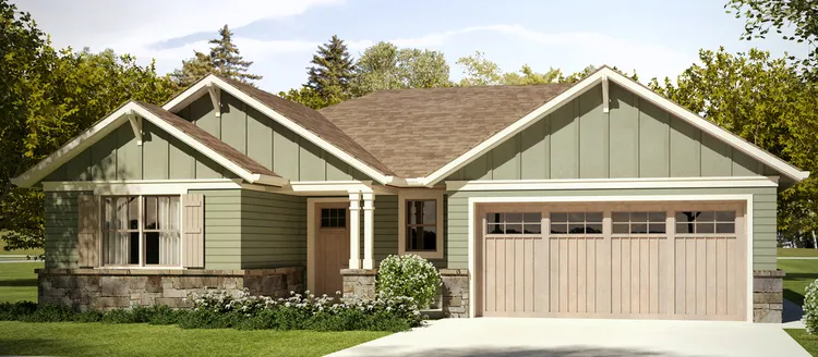 Full Rendering for House Plan #349181