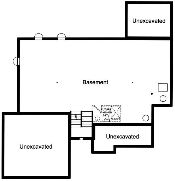 Basement Plan for House Plan #531591