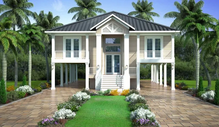 Full Rendering for House Plan #775291