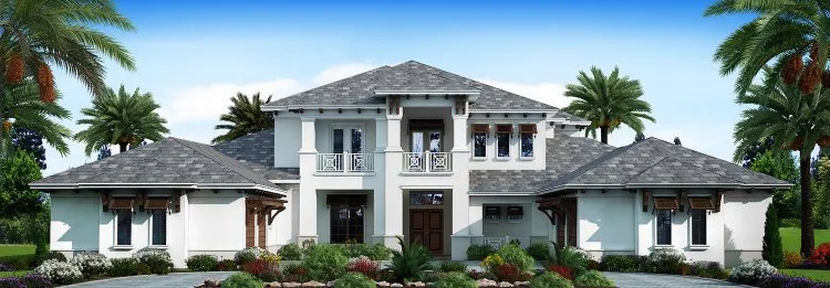 Full Rendering for House Plan #770196