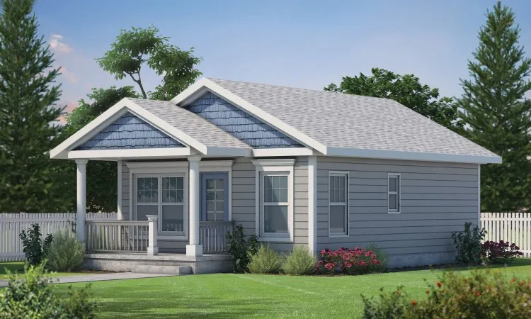 Full Rendering for House Plan #152860