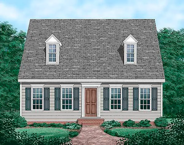 Full Rendering for House Plan #659911