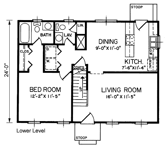 Main Floor Plan for House Plan #659911