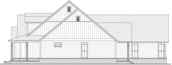 Right Elevation for House Plan #306292