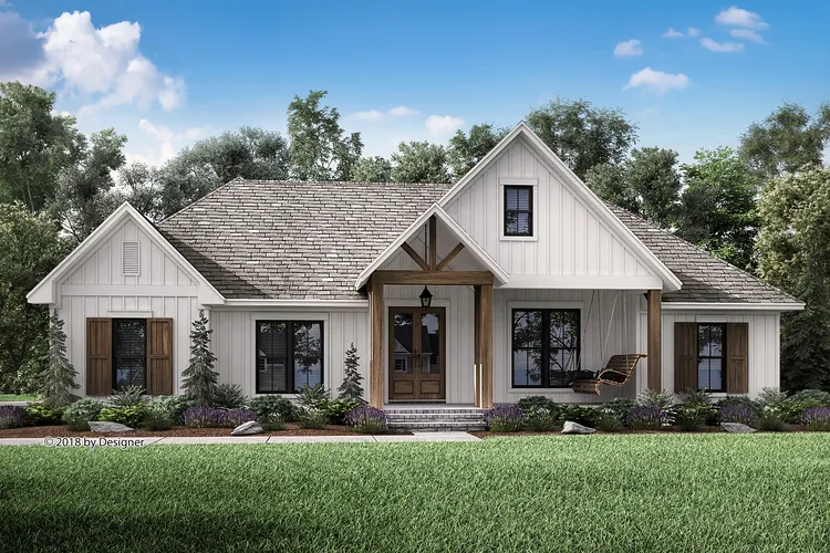 Full Rendering for House Plan #301022