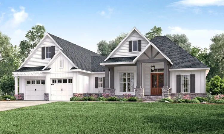 Full Rendering for House Plan #303702