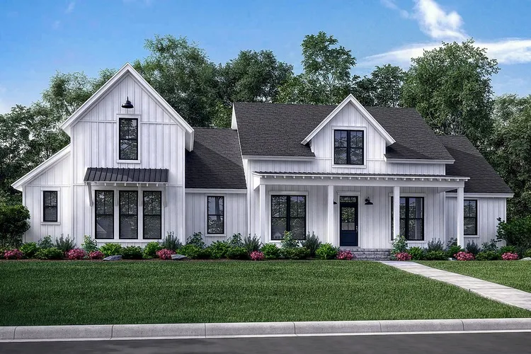 Full Rendering for House Plan #302472