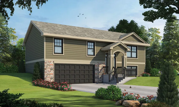 Full Rendering for House Plan #150511