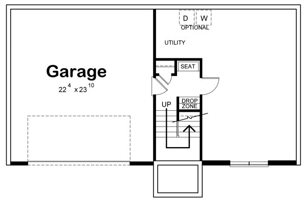 Basement Plan for House Plan #150511