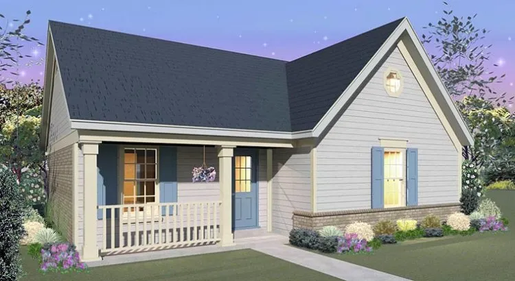 Full Rendering for House Plan #499301