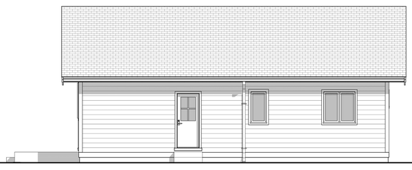 Right Elevation for House Plan #597690