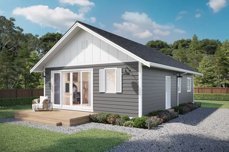 Full Rendering for House Plan #597690