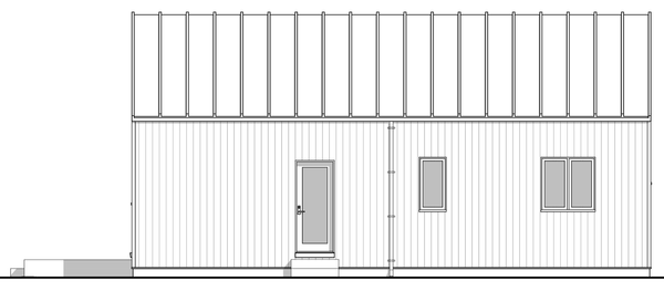 Right Elevation for House Plan #597691