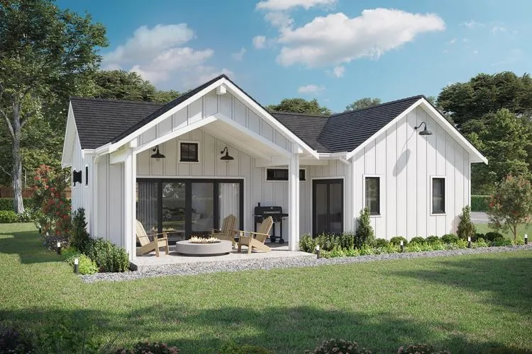 Full Rendering for House Plan #593401