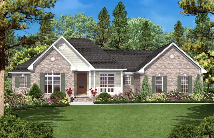 Full Rendering for House Plan #300061