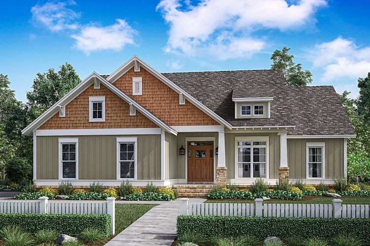 Full Rendering for House Plan #307561