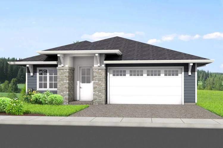 Full Rendering for House Plan #596032