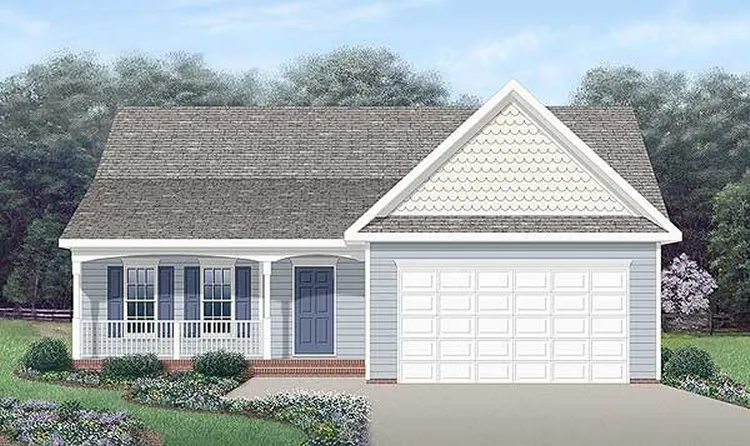 Full Rendering for House Plan #658921