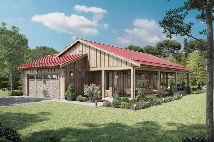 Full Rendering for House Plan #599331