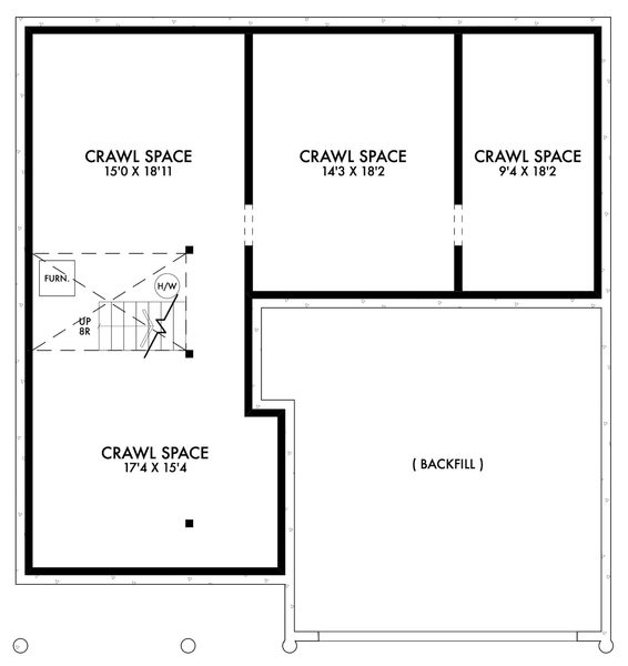 Floorplan lower for House Plan #591242