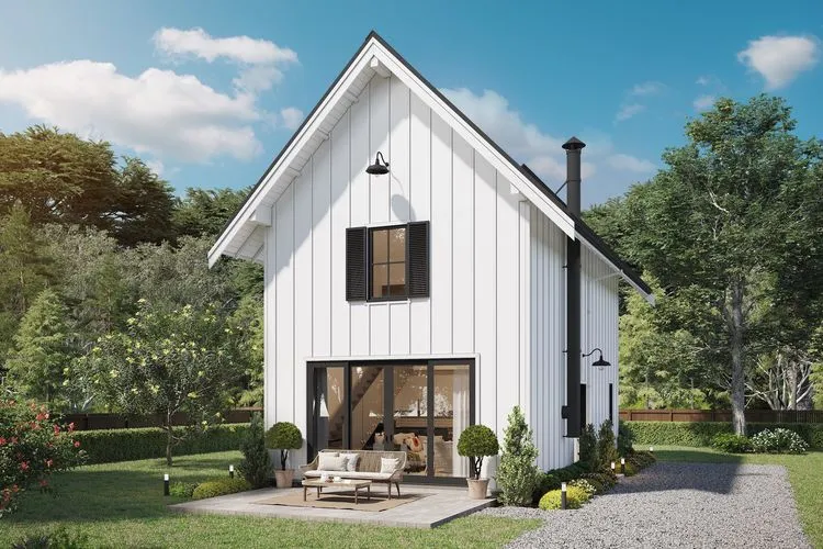 Full Rendering for House Plan #593981
