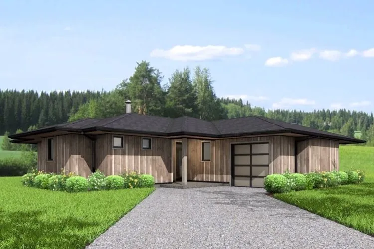 Full Rendering for House Plan #598921