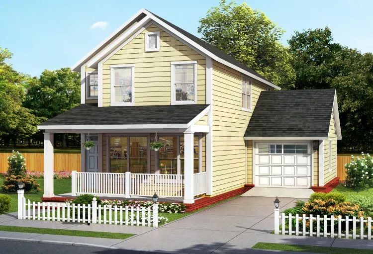 Full Rendering for House Plan #244651