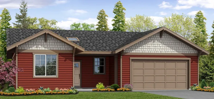 Full Rendering for House Plan #345671