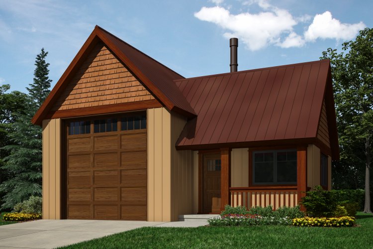 Full Rendering for House Plan #268260