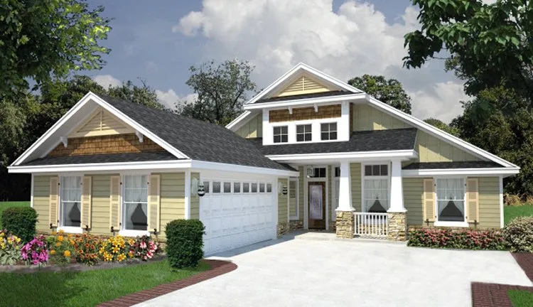 Full Rendering for House Plan #868391