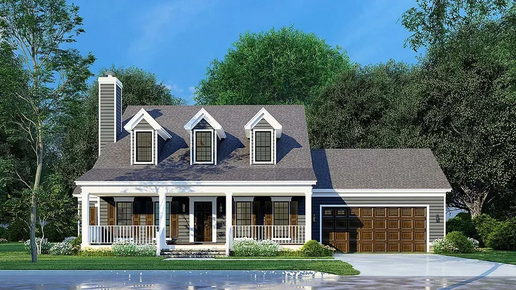Full Rendering for House Plan #319112