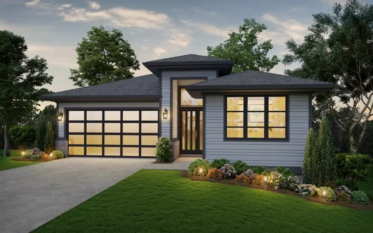 Full Rendering for House Plan #321162