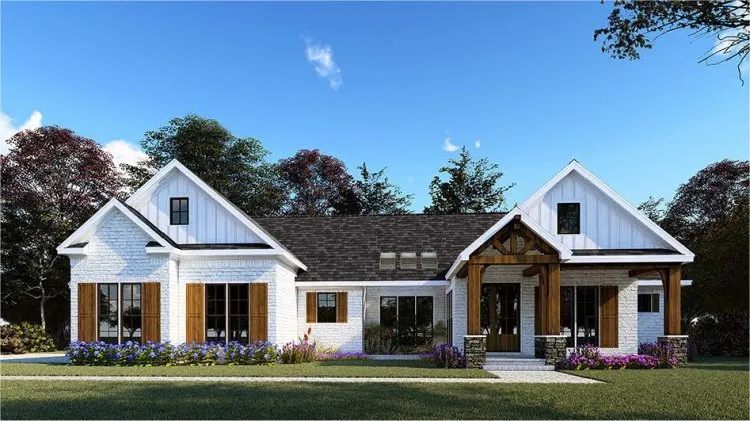 Full Rendering for House Plan #313702