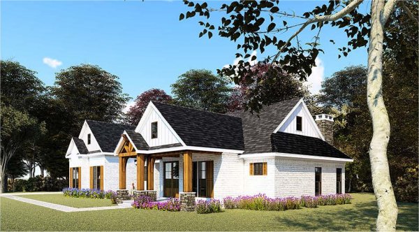 Right Elevation for House Plan #313702