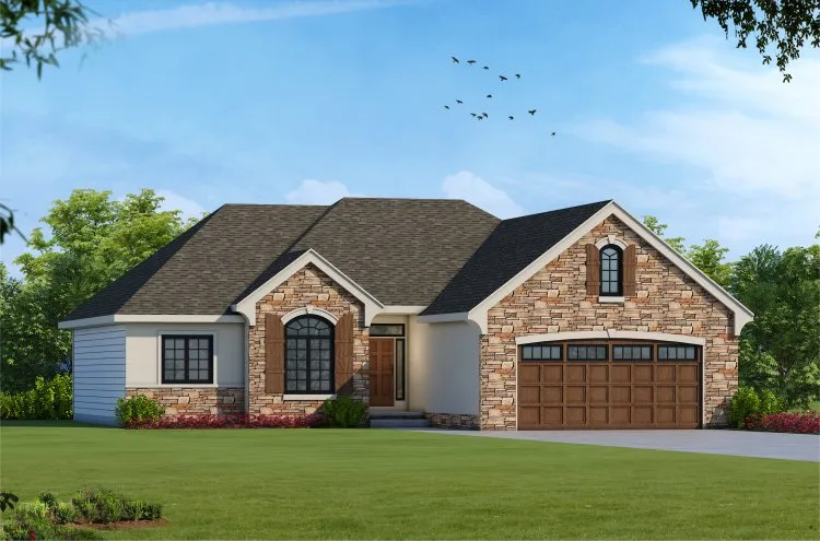 Full Rendering for House Plan #158651
