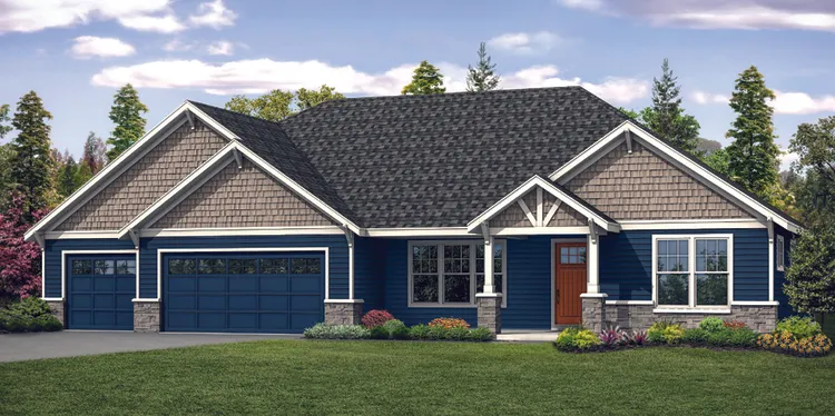 Full Rendering for House Plan #348072