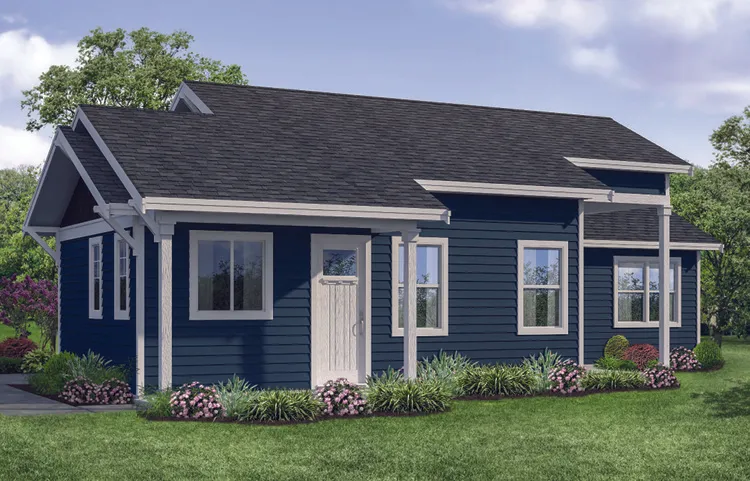 Full Rendering for House Plan #340801