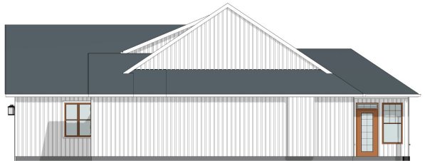 Right Elevation for House Plan #203034