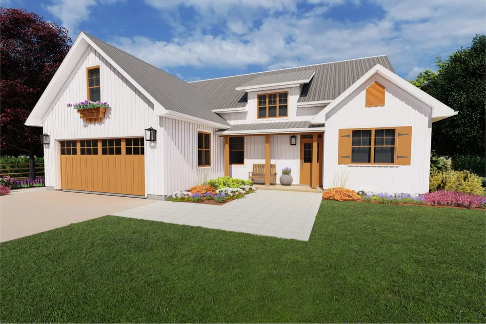 Full Rendering for House Plan #203034