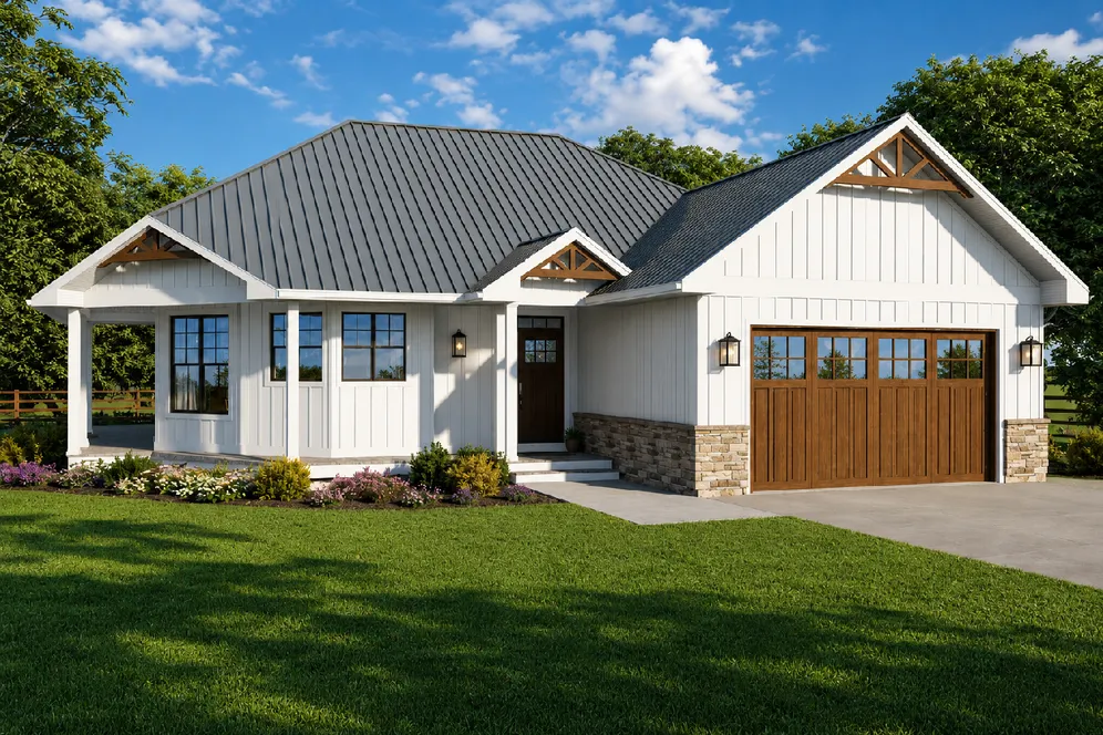 Full Rendering for House Plan #203053