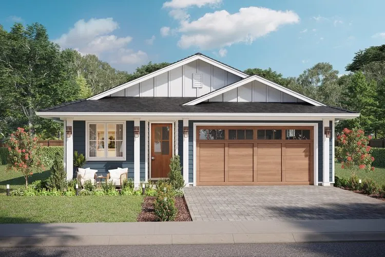 Full Rendering for House Plan #592922