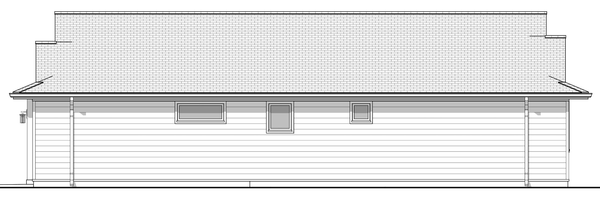 Right Elevation for House Plan #592922