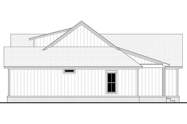 Right Elevation for House Plan #307961