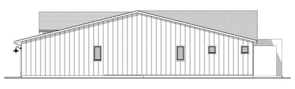 Right Elevation for House Plan #592162