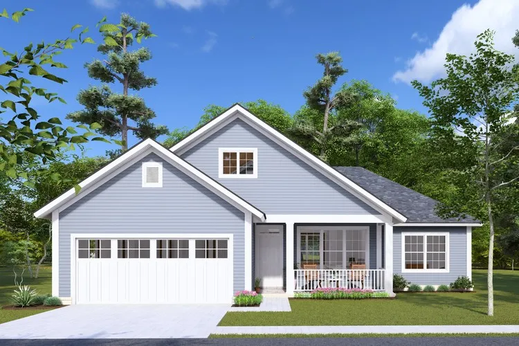Full Rendering for House Plan #242721