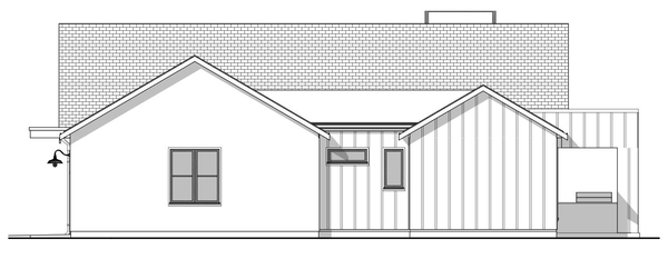 Right Elevation for House Plan #597703